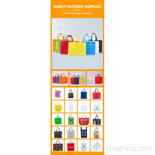 Promotional boutique custom eco laminated tote shopping bag